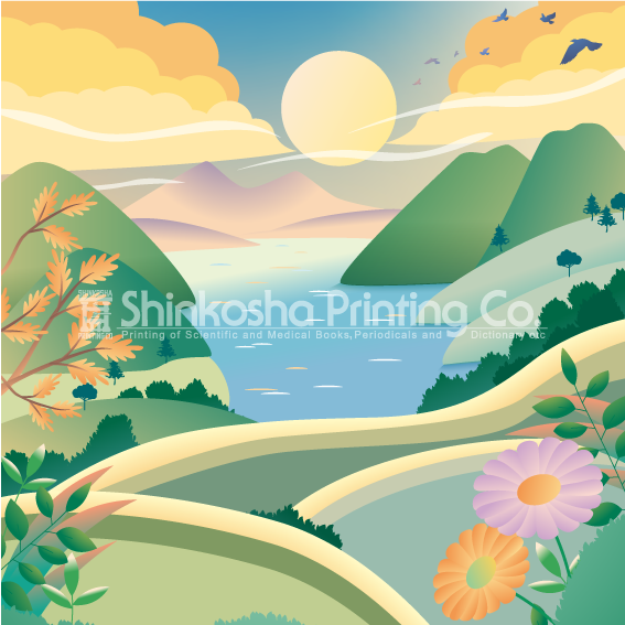 湖の風景